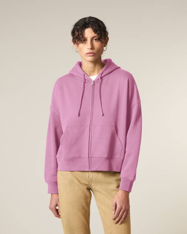 STELLA IDA - BUBBLE PINK - SWEATSHIRTS HOODIE - WOMEN