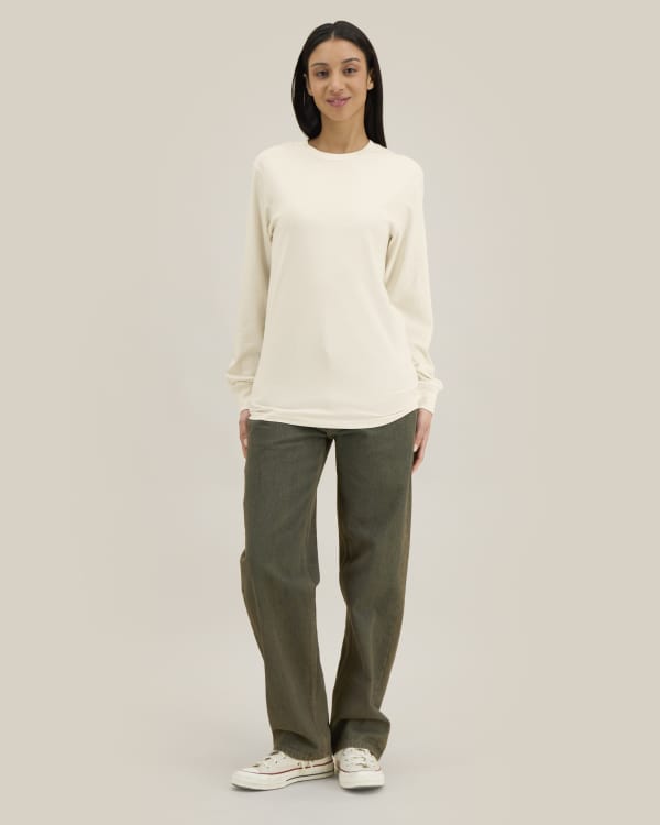 CREATOR 2.0 LONG SLEEVE - NATURAL RAW - TEE-SHIRTS LONG SLEEVES - UNISEX