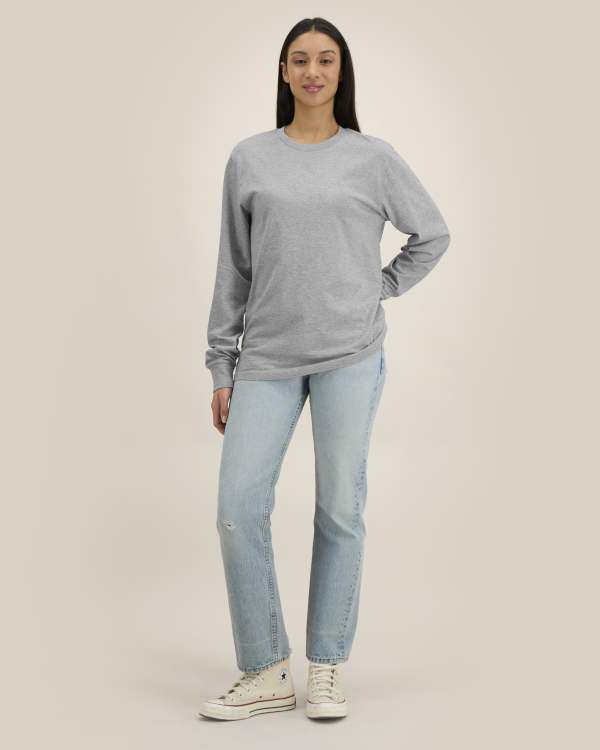 CREATOR 2.0 LONG SLEEVE - HEATHER GREY - TEE-SHIRTS LONG SLEEVES - UNISEX