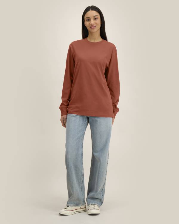 CREATOR 2.0 LONG SLEEVE - HERITAGE BROWN - TEE-SHIRTS LONG SLEEVES - UNISEX