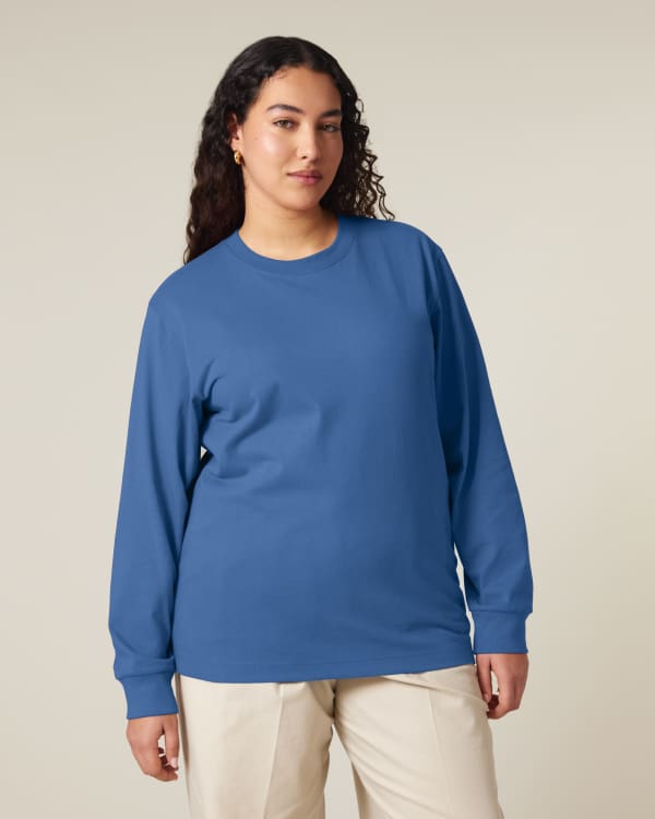 FREESTYLER LONG SLEEVE - MINDFUL BLUE - TEE-SHIRTS LONG SLEEVES - UNISEX