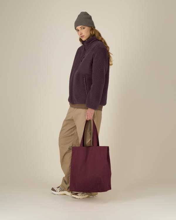 MID TOTE BAG - BURGUNDY - BAGS TOTE - UNISEX