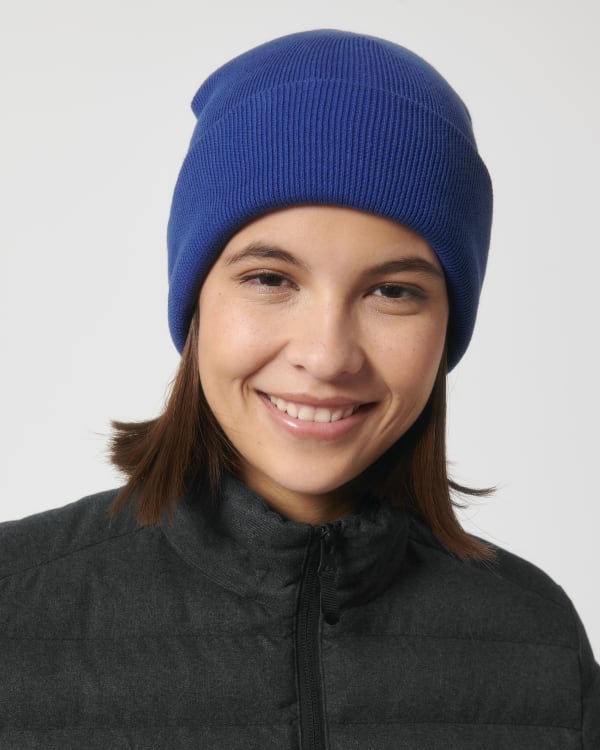 RIB BEANIE - WORKER BLUE - HEADWEAR BEANIE - UNISEX