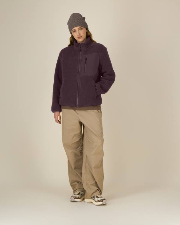 BROOKER - RED BROWN - JACKETS SHERPA - UNISEX