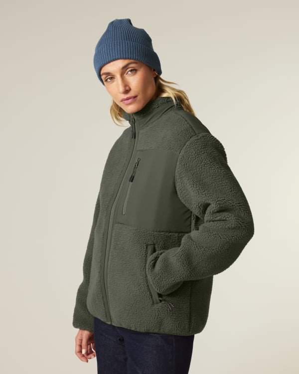 BROOKER - KHAKI - JACKETS SHERPA - UNISEX