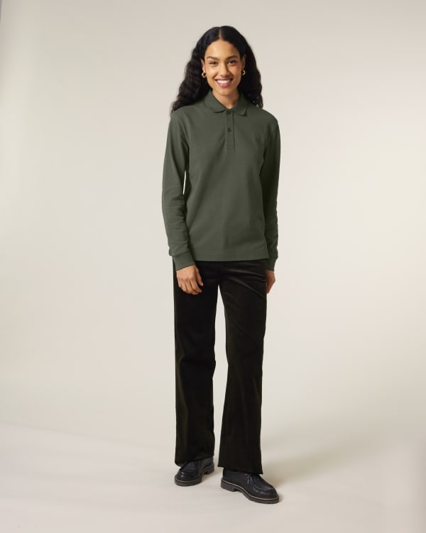 PREPSTER 2.0 LONG SLEEVE - KHAKI - POLOS LONG SLEEVES - UNISEXE