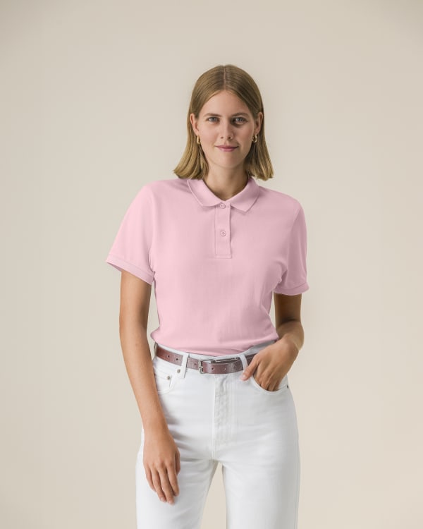 STELLA COASTER - COTTON PINK - POLOS SHORT SLEEVES - WOMEN