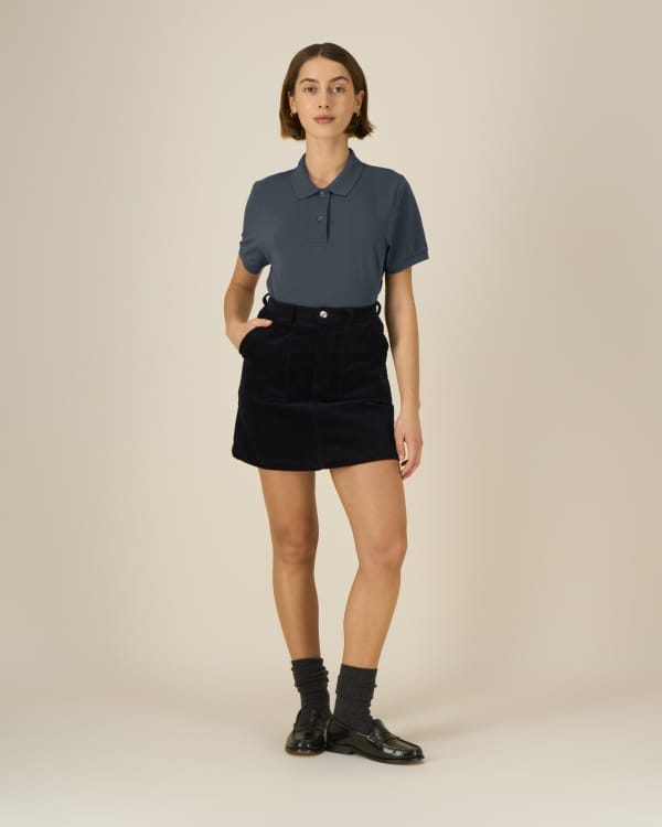 STELLA COASTER - INDIA INK GREY - POLOS SHORT SLEEVES - WOMEN