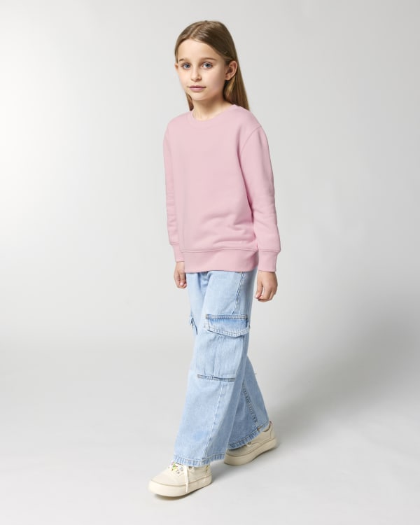 MINI CHANGER 2.0 - COTTON PINK - SWEATSHIRTS CREWNECK - NIÑOS/NIÑAS