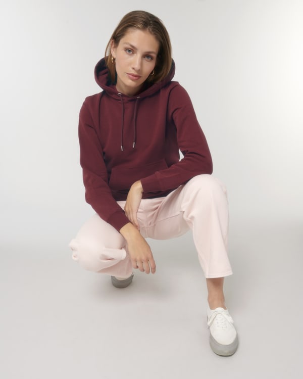 ARCHER - BURGUNDY - SWEATSHIRTS HOODIE - UNISEX