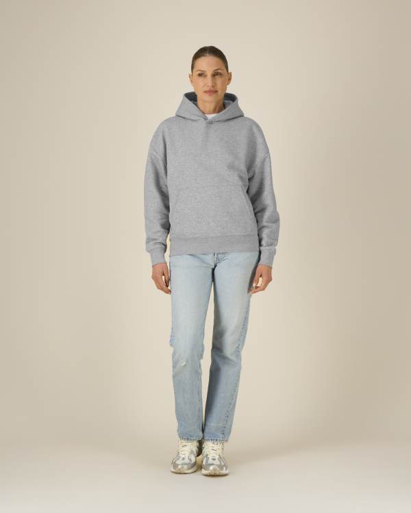 CHASER - HEATHER GREY - SWEATSHIRTS HOODIE - UNISEXO