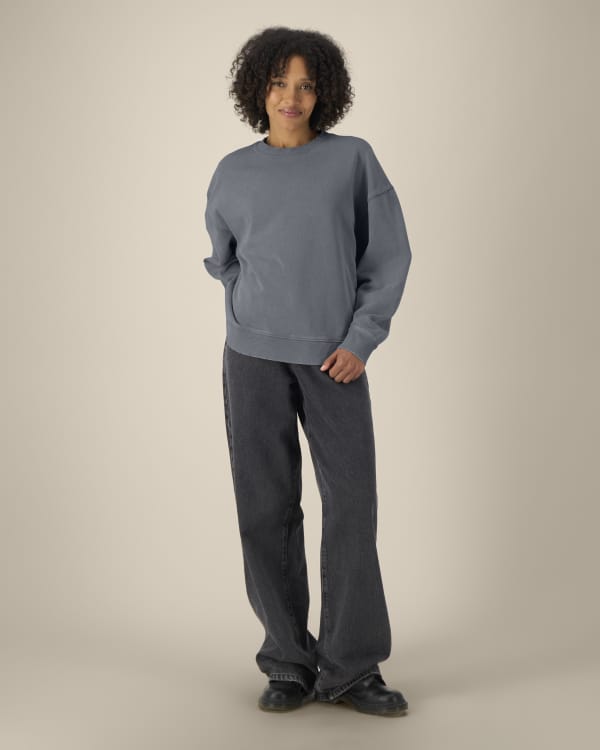 RADDER 2.0 VINTAGE - G. DYED ANTHRACITE - SWEATSHIRTS CREWNECK - UNISEX