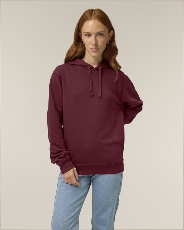 SOUNDER - BURGUNDY - SWEATSHIRTS HOODIE - UNISEKS
