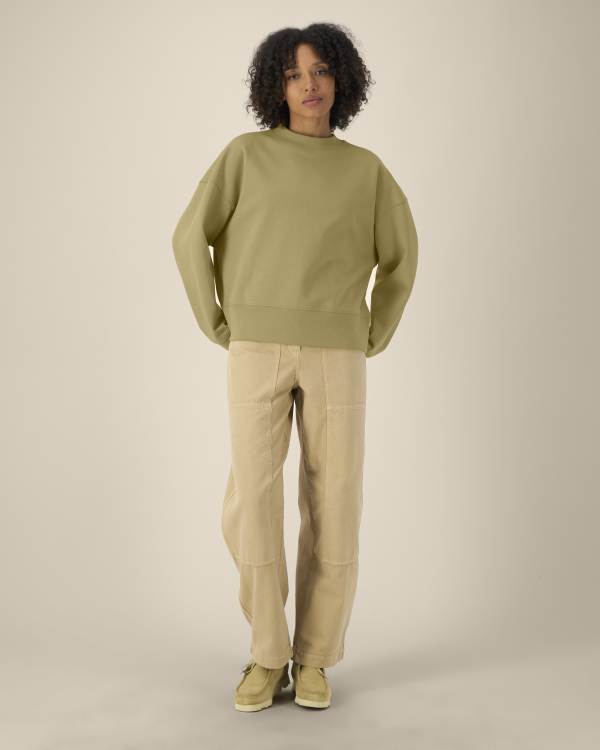 RYLER - FADED OLIVE - SWEATSHIRTS CREWNECK - UNISEX