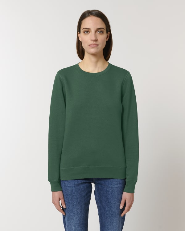 ROLLER - BOTTLE GREEN - SWEATSHIRTS CREWNECK - UNISEX