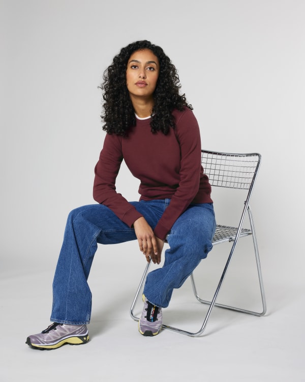 ROLLER - BURGUNDY - SWEATSHIRTS CREWNECK - UNISEX