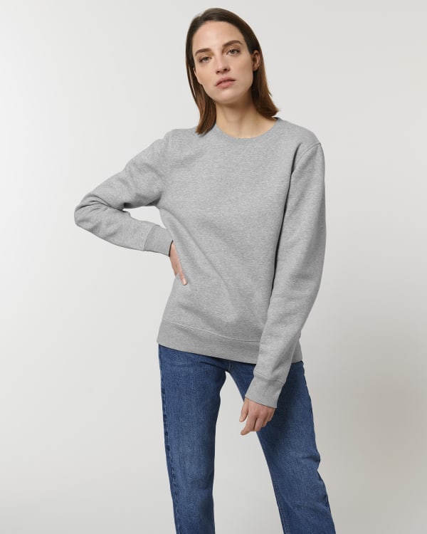 ROLLER - HEATHER GREY - SWEATSHIRTS CREWNECK - UNISEX