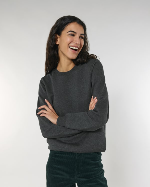 ROLLER - DARK HEATHER GREY - SWEATSHIRTS CREWNECK - UNISEX