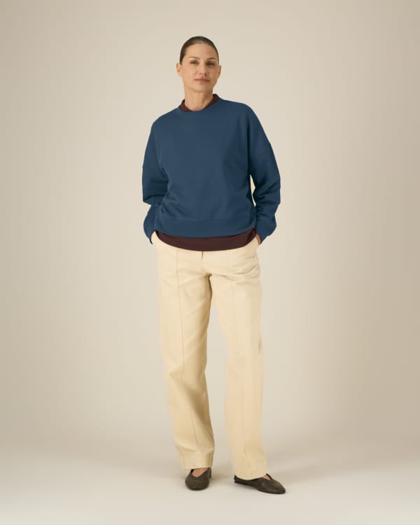 STELLA ALMA - DEEP TEAL - SWEATSHIRTS CREWNECK - VROUWEN