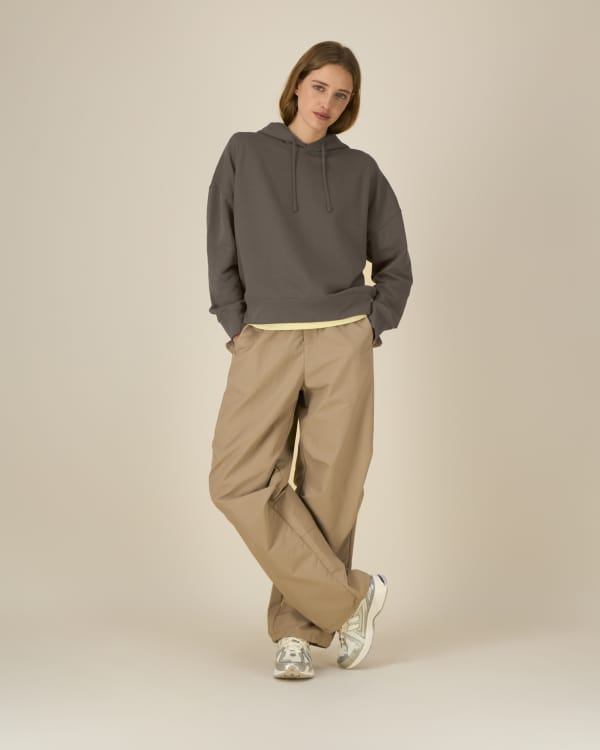 STELLA NORA - MOCHA - SWEATSHIRTS HOODIE - WOMEN