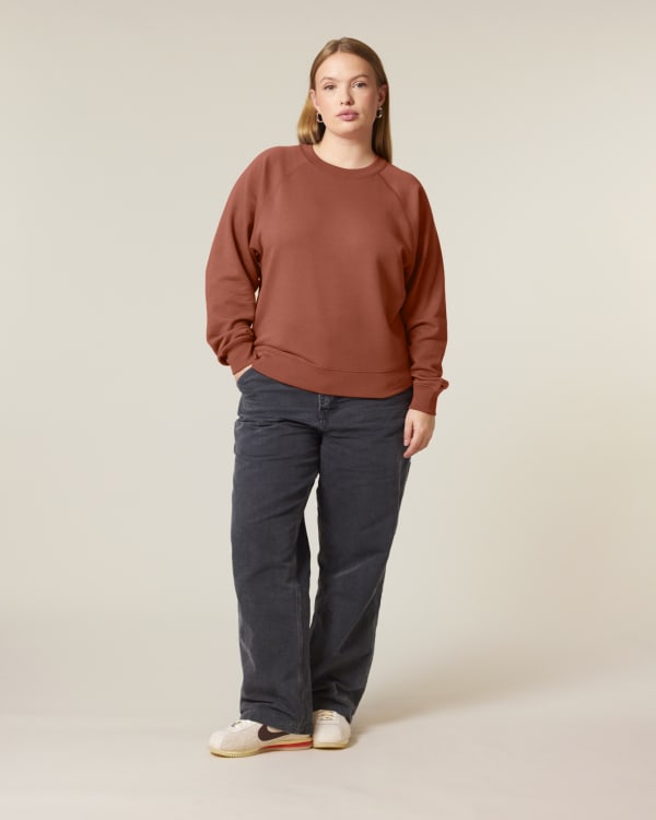 STELLA CLARA - HERITAGE BROWN - SWEATSHIRTS CREWNECK - WOMEN