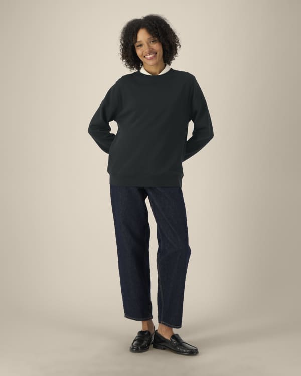 STELLA THINKER - BLACK - SWEATSHIRTS CREWNECK - WOMEN