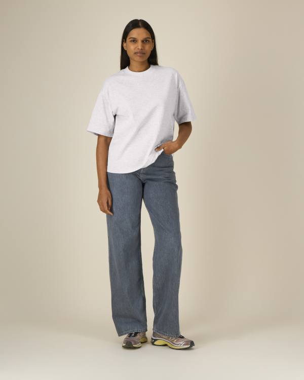 ASHER - COOL HEATHER GREY - TEE-SHIRTS SHORT SLEEVES - UNISEXO