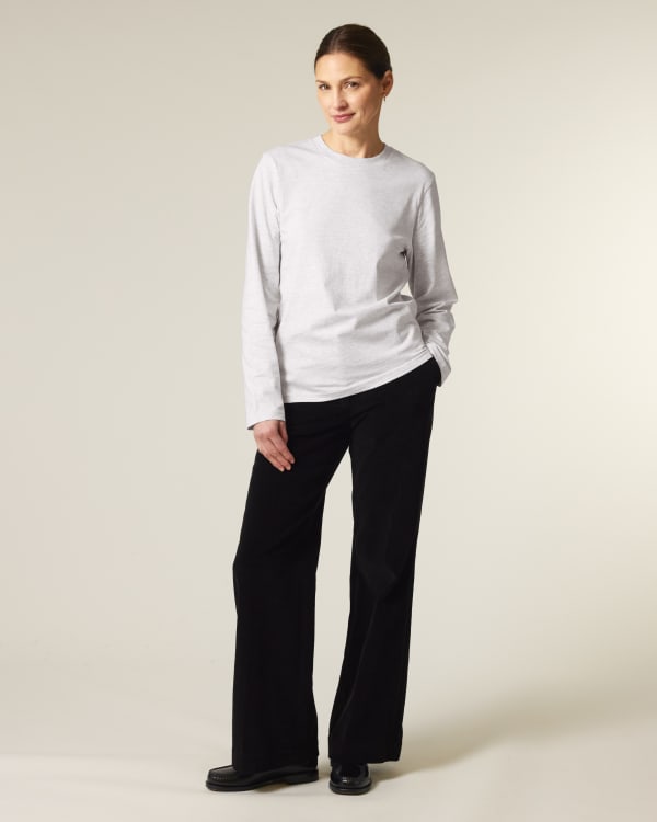 CREATOR 2.0 LONG SLEEVE - COOL HEATHER GREY - TEE-SHIRTS LONG SLEEVES - UNISEKS