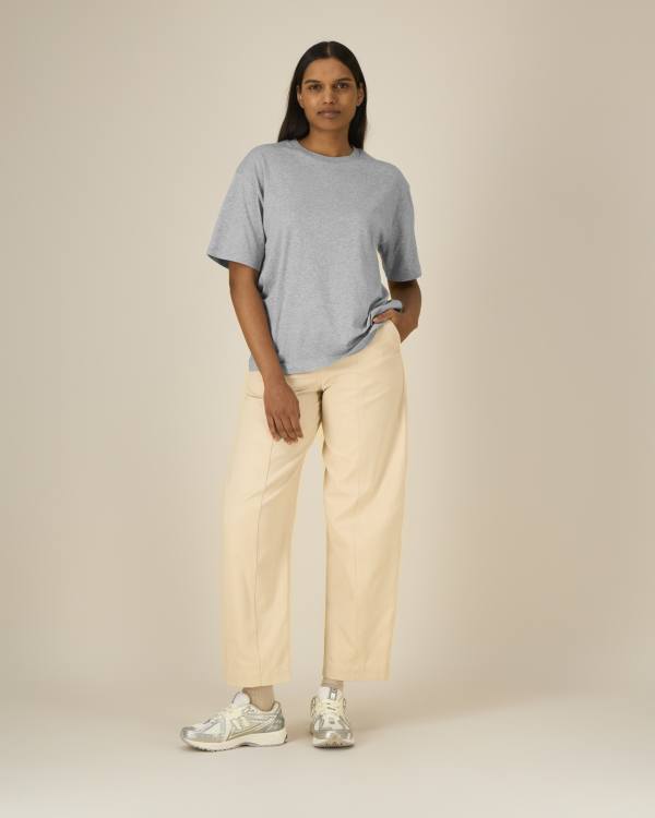 BREEZER - HEATHER GREY - TEE-SHIRTS SHORT SLEEVES - UNISEX