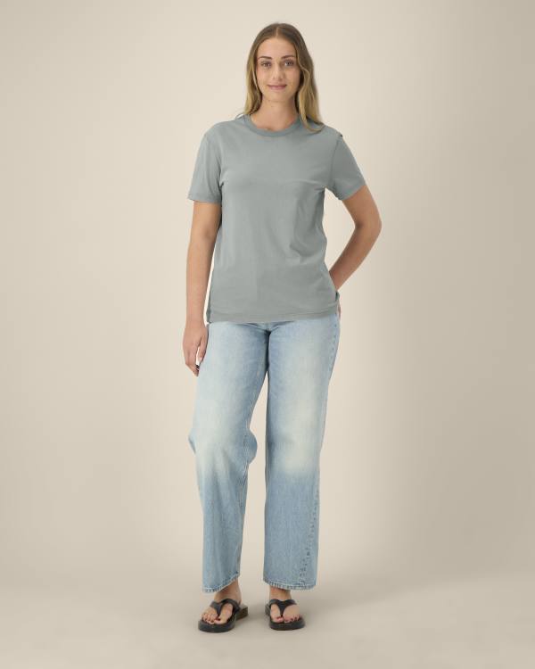 CRAFTER VINTAGE - G. DYED MISTY GREY - TEE-SHIRTS SHORT SLEEVES - UNISEKS