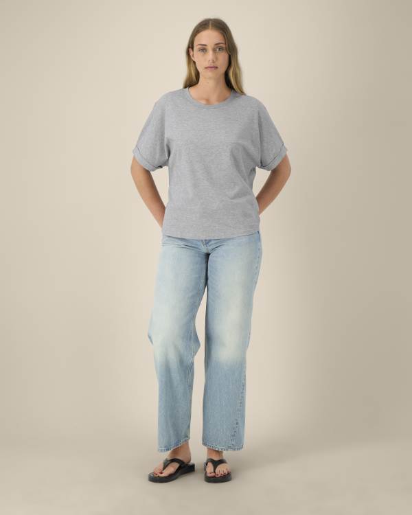 STELLA COLLIDER - HEATHER GREY - TEE-SHIRTS SHORT SLEEVES - WOMEN