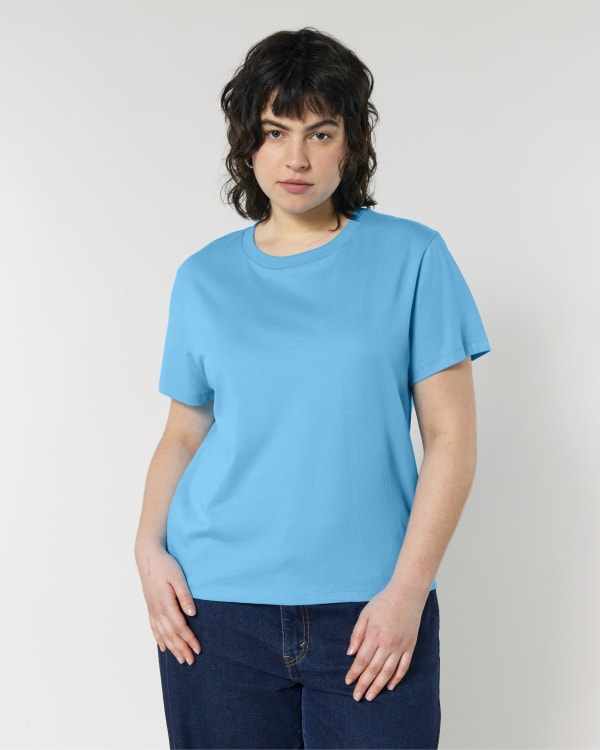 STELLA MUSER - AQUA BLUE - TEE-SHIRTS SHORT SLEEVES - WOMEN