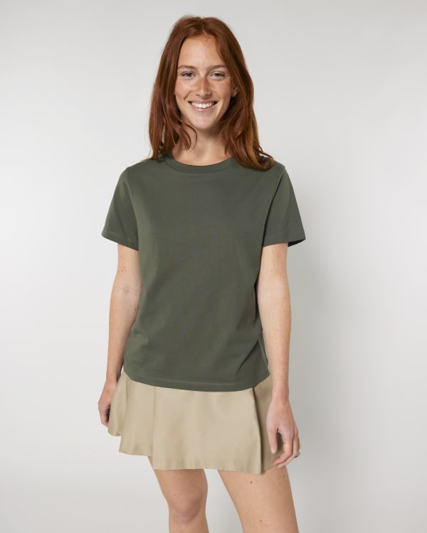 STELLA MUSER - KHAKI - TEE-SHIRTS SHORT SLEEVES - WOMEN