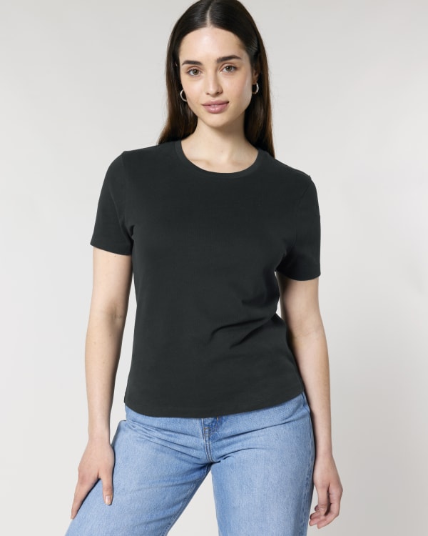 STELLA ELLA - BLACK - TEE-SHIRTS SHORT SLEEVES - FEMMES