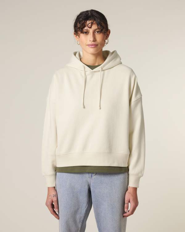 STELLA NORA - NATURAL RAW - SWEATSHIRTS HOODIE - WOMEN