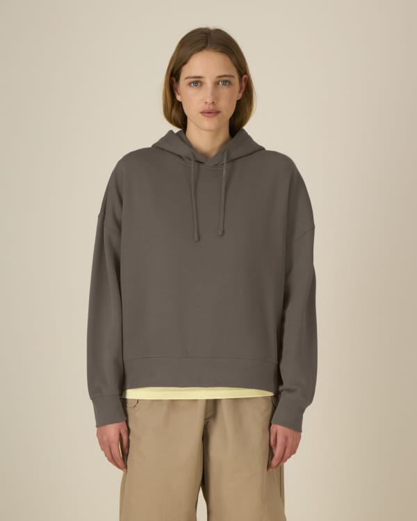 STELLA NORA - MOCHA - SWEATSHIRTS HOODIE - WOMEN