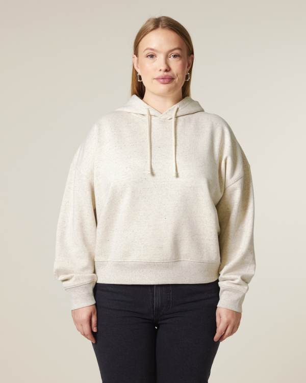 STELLA NORA - ECO-HEATHER - SWEATSHIRTS HOODIE - WOMEN