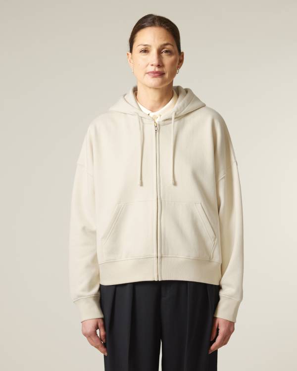 STELLA IDA - NATURAL RAW - SWEATSHIRTS HOODIE - WOMEN