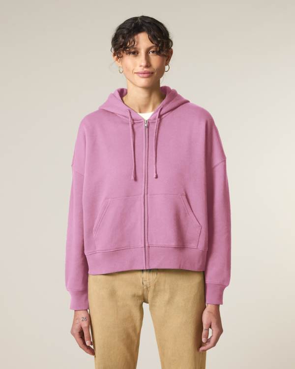 STELLA IDA - BUBBLE PINK - SWEATSHIRTS HOODIE - WOMEN