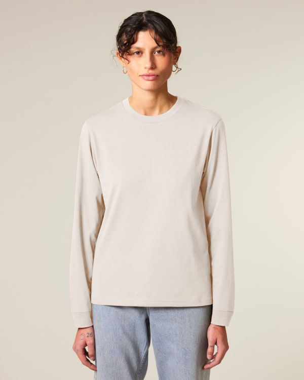 CREATOR 2.0 LONG SLEEVE - NATURAL RAW - TEE-SHIRTS LONG SLEEVES - UNISEX