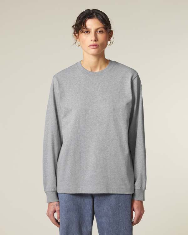 FREESTYLER LONG SLEEVE - HEATHER GREY - TEE-SHIRTS LONG SLEEVES - UNISEX