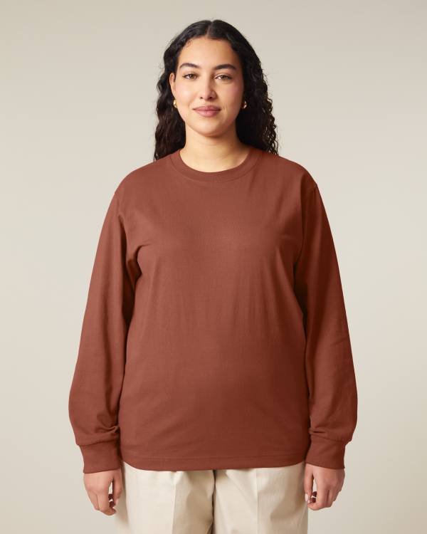 FREESTYLER LONG SLEEVE - HERITAGE BROWN - TEE-SHIRTS LONG SLEEVES - UNISEX
