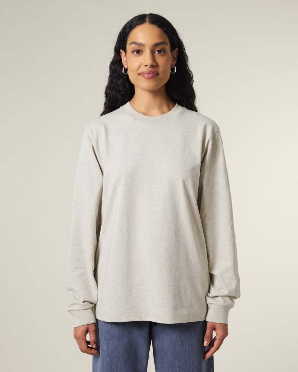 FREESTYLER LONG SLEEVE - HEATHER HAZE - TEE-SHIRTS LONG SLEEVES - UNISEX