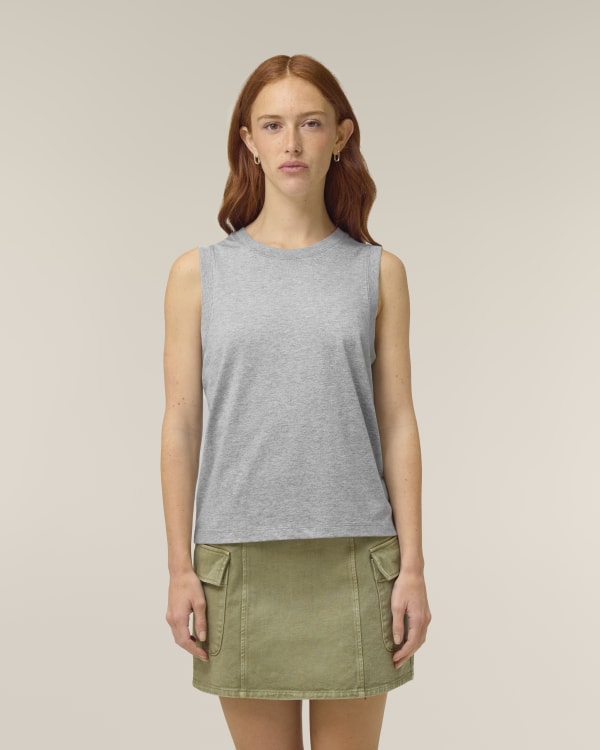 STELLA MIA - HEATHER GREY - TEE-SHIRTS TANK - WOMEN