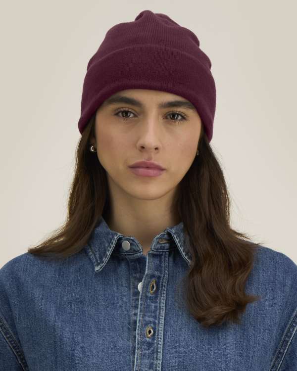 FIELDER - DEEP PLUM - HEADWEAR BEANIE - UNISEKS