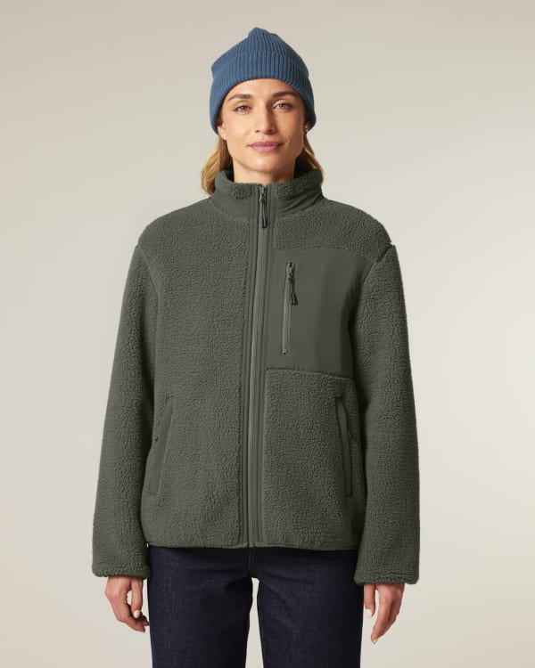 BROOKER - KHAKI - JACKETS SHERPA - UNISEX