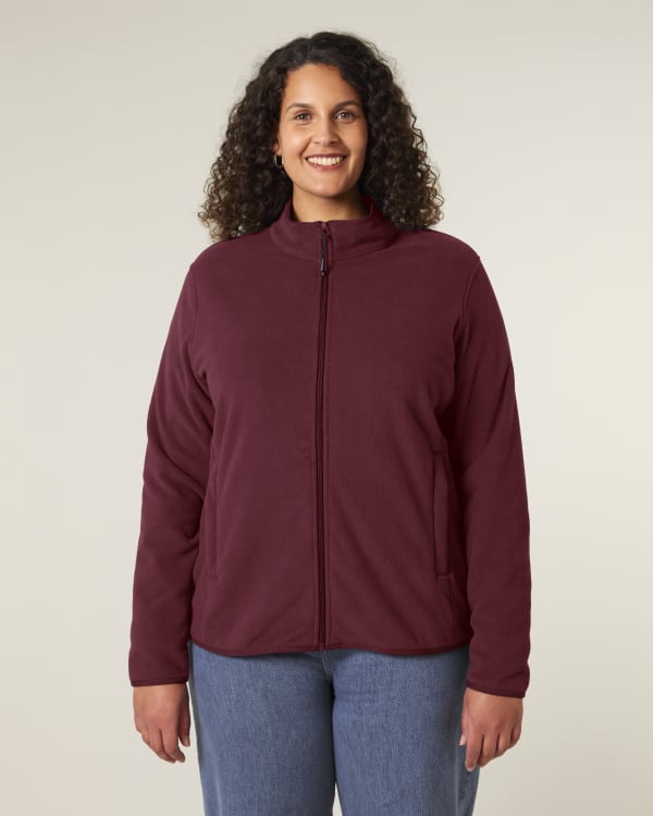 STELLA GUIDER - BURGUNDY - JACKETS FLEECE - WOMEN