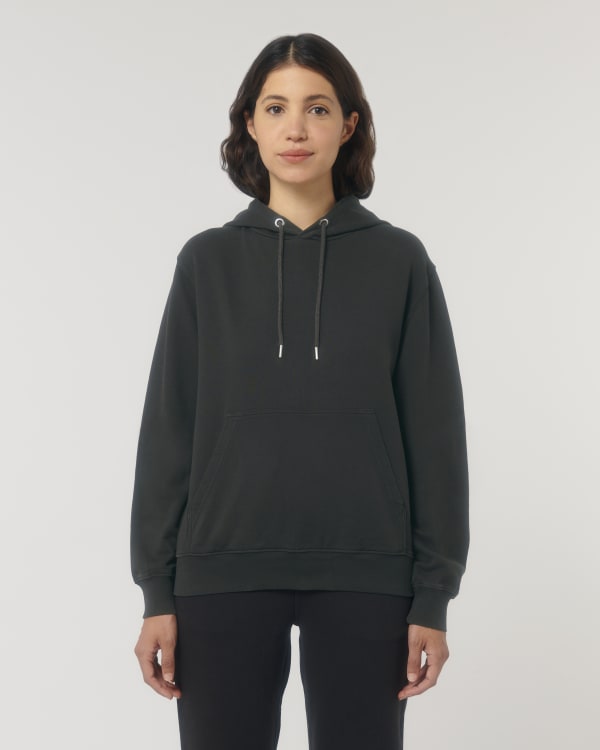 ARCHER VINTAGE - G. DYED BLACK ROCK - SWEATSHIRTS HOODIE - UNISEX