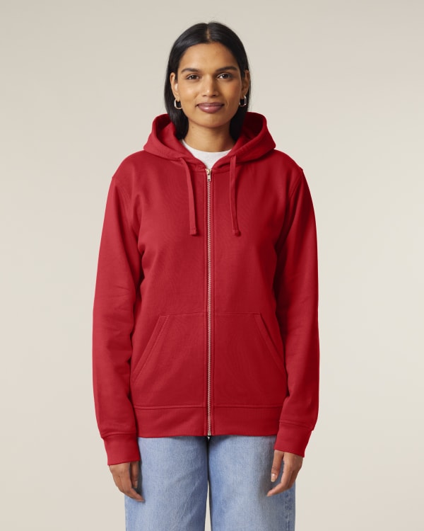 MIXER - RED - SWEATSHIRTS JACKET - UNISEXE