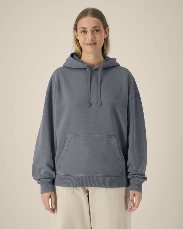 SLAMMER 2.0 VINTAGE - G. DYED ANTHRACITE - SWEATSHIRTS HOODIE - UNISEX